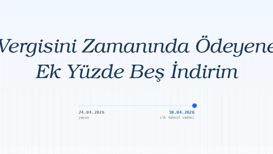 Pay Your 2025 Tax in Full Before the First Installment for an Extra 5% Discount — TRNC Decree-Law 48/2026